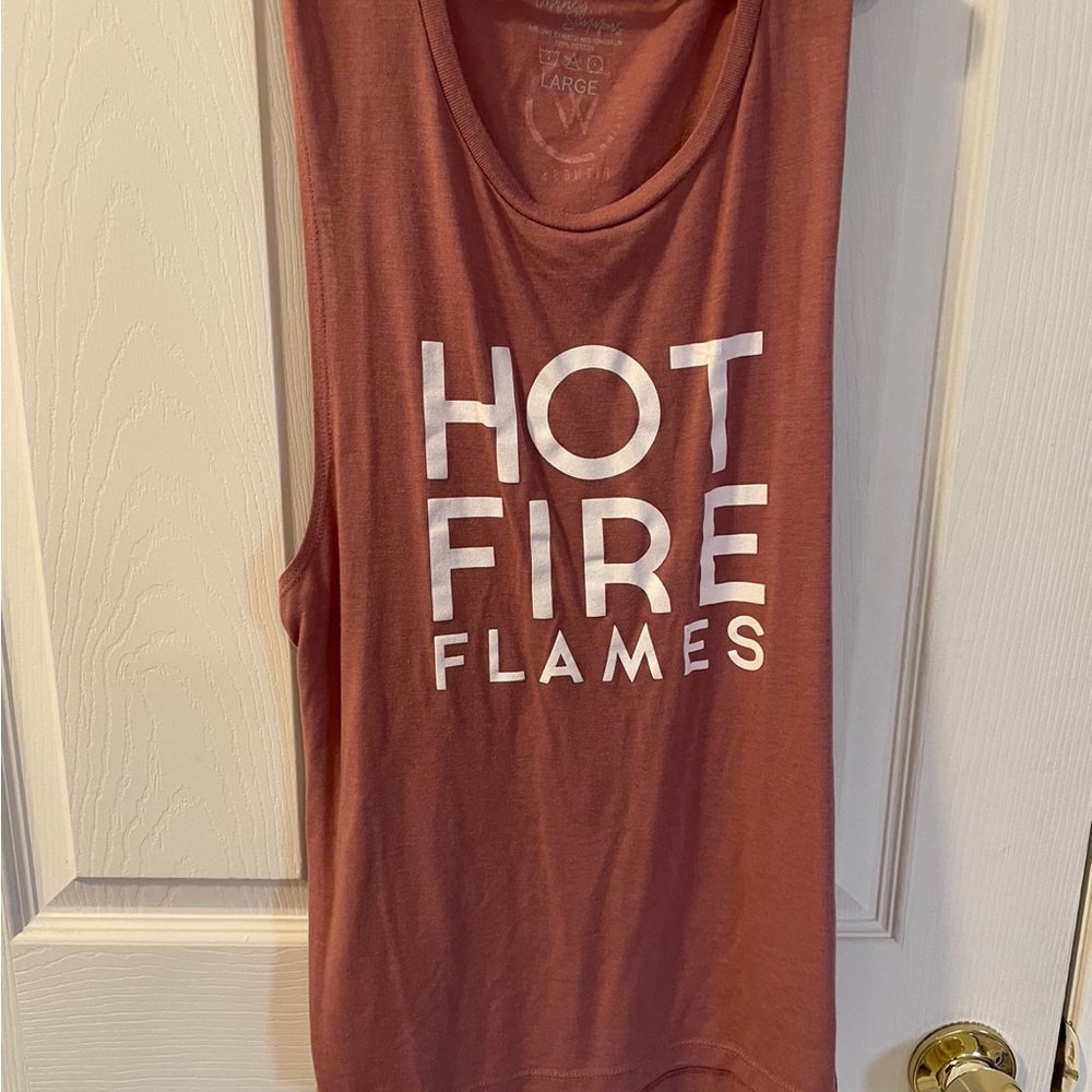 Whitney Simmons Hot Fire Flames tank